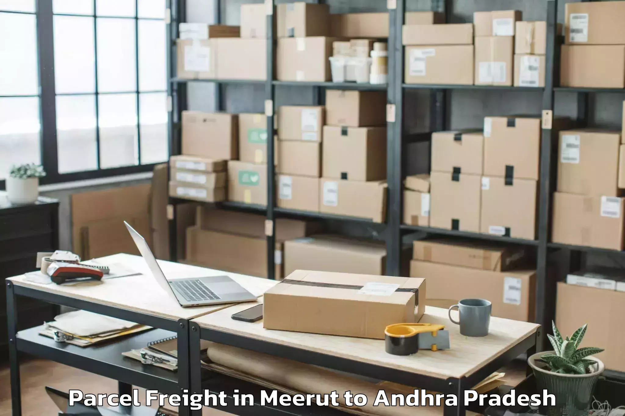 Quality Meerut to Kothapalle Parcel Freight